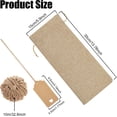 thumbnail image 3 of Genwiss Reusable Burlap Wine Bottle Bags with Drawstrings, 12 Pcs - Durable Covers for Christmas, Wedding, Party, 3 of 8
