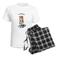 thumbnail image 4 of CafePress - Greyhound Funny Women's Light Pajamas - Women's Short Sleeve Print T-Shirt and Pants Light Cotton Pajama Set, 4 of 7