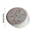 thumbnail image 3 of Fairy Tooth Wood Keepsake for Children Baby Milk Teeth Holder Under Pillow Toddler Lost Tooth Container Birthday, 3 of 7