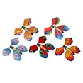 thumbnail image 3 of 6x 5x Juguete Alimentado con Banda de Goma, Mariposa Voladora, Novedad, Mariposa Mecánica para Rellenos de Bolsas de Fiesta, Marcapáginas, Decoración 6 piezas, 3 of 8