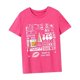 thumbnail image 5 of Camiseta para mujer, ropa deportiva de verano, camiseta básica suave a la moda para senderismo, mochilero , s Rosa Rosa, 5 of 7