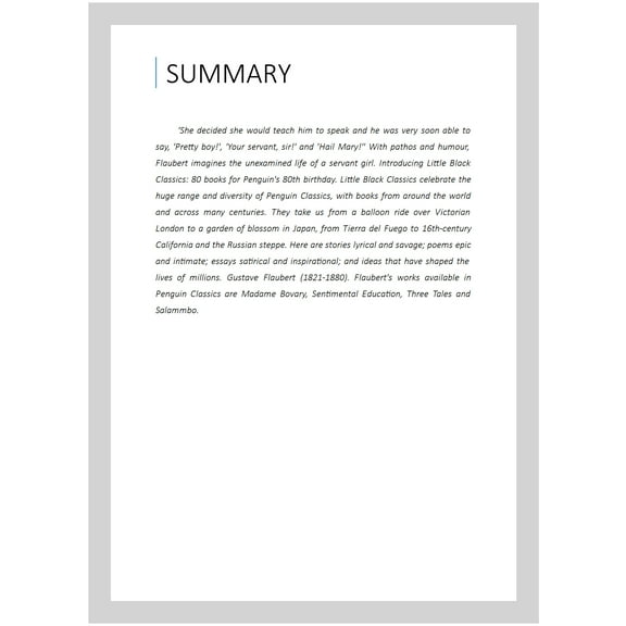 A Little Black Classics Simple Heart