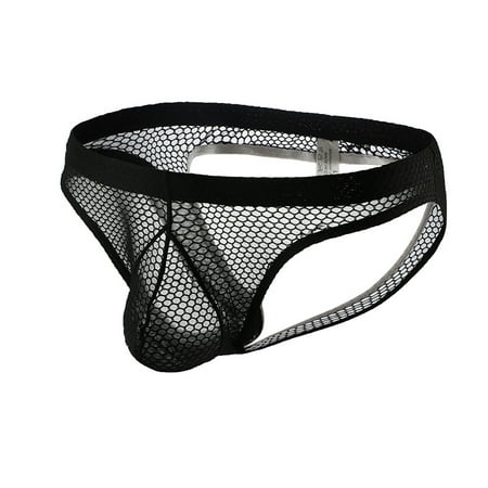 

Men s Briefs See Through Triangle Underwear Cooling Breathable Low Rise Panties Transparent Sheer Lingerie