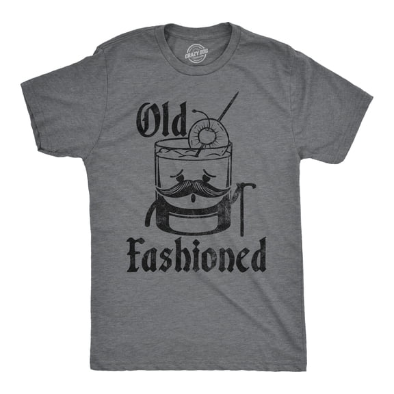 Mens Funny T Shirts Old Fashioned Sarcastic Liquor Graphic Novelty Tee for Men Graphic Tees