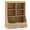 Brown, variant on Costway 34.5" Kids Bookshelf 5 Cube Open Storage Shelf with Anti-Tipping Kit Display Rack