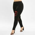 thumbnail image 5 of Booty Leggings for Women Plus Size Ripped Leggings Workout Running Leggings with Holes High Stretch Seamless Leggings, 5 of 8