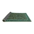 thumbnail image 2 of Ahgly Company Indoor Square Persian Turquoise Blue Traditional Area Rugs, 7' Square, 2 of 4