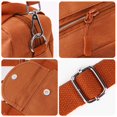 thumbnail image 4 of PULLIMORE Nylon Tote Bag for Women Crossbody Shoulder Bags Messenger Purse Top Handle Satchel Handbags for Travel Work, Orange#2, 4 of 8