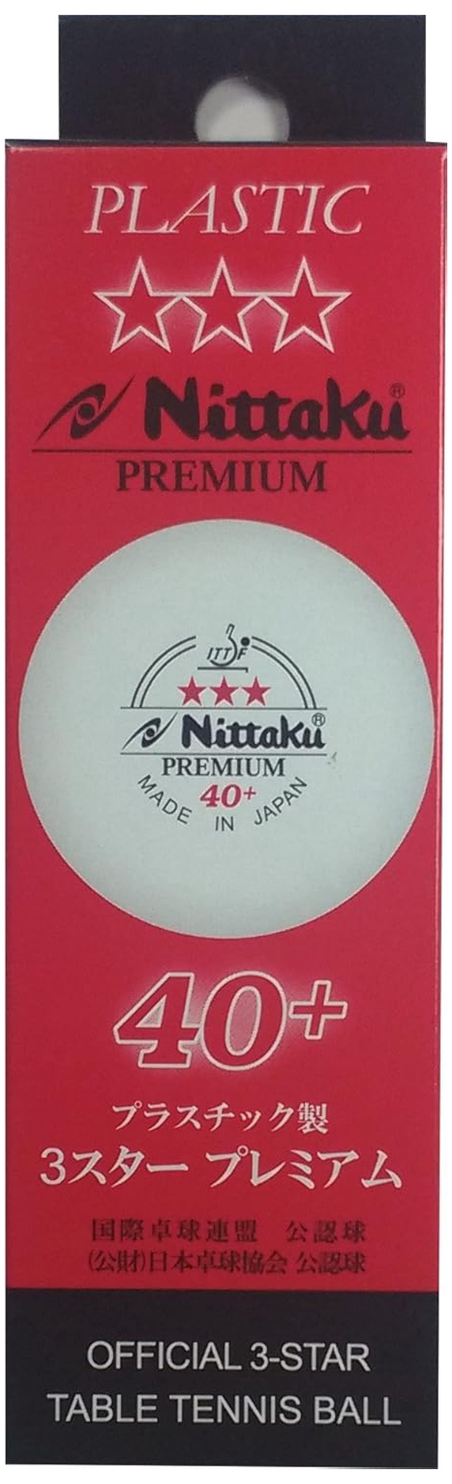 3-Star Premium 40+ Table Tennis Balls