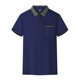 thumbnail image 4 of Camisas Elvqul de Hombre Casuales Polo Verde Manga Corta Liso con Solapa Abotonada, 4 of 5