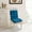 Blue, variant on InsCrazy Rocking Chair Cushions with Elastic Tie Cushion for Kitchen Restaurant Cushion Backrests Indoor Outdoor Rocking Chair Pad 16 X 32 inches