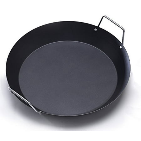 - IMUSA CAR-52022 Nonstick Paella Pan with Metal Handles 15-Inch, Black