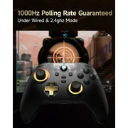 EasySMX D05 PC Controller - Enhanced Wireless Bluetooth Pro Controller with Charging Dock/Hall Sensor/RGB Lighting - No Stick Drift, No Dead Zone - Work for Windows PC, Android, Steam and Switch