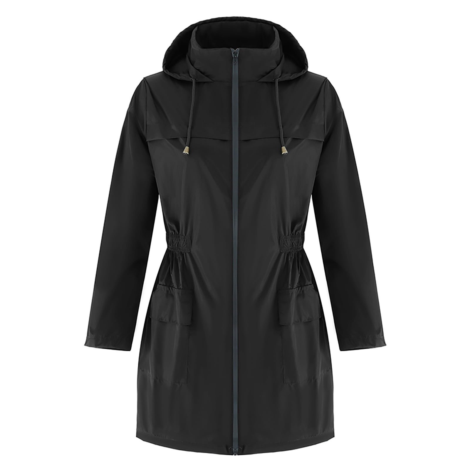 Hount Women's Waterproof Packable Rain Jacket, Lightweight (S-3XL