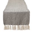 thumbnail image 1 of Camino de Mesa DII Chevron 38x183 cm Algodón Negro, 1 of 8