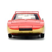 Jada Toys BIGTIME MUSCLE 1:24 1969 Dodge Charger Die-cast Car – Opening Doors, Hood, Trunk, Rubber Tires(Red/Gold)