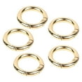 thumbnail image 1 of 5 Pcs Mousquetons Pinces à Pression Alliage Polyvalents Anneaux à Ressort Modernes Boucles Or 19 mm, 1 of 8