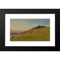 thumbnail image 2 of Viktor Paul Mohn 18x12 Black Modern Framed Museum Art Print Titled - Femalpen Landscape (1885), 2 of 5