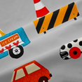 thumbnail image 5 of Manfei Cute Race Car Blackout Curtains,Kawaii Bus Pattern Curtains Pack of 2 (42x84 Each),Gray, 5 of 7