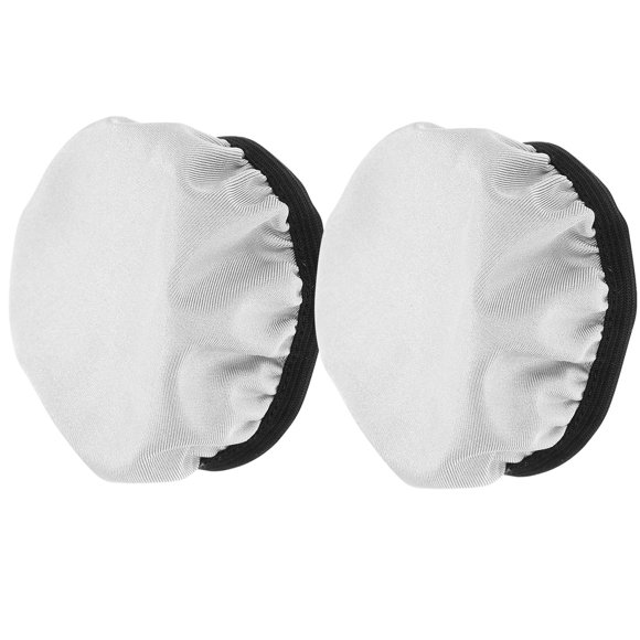 DEEPCRAFF 2Pcs Soft Grey Headset Protective Covers Replacement Ear Pads for Headphone Comfort