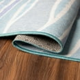thumbnail image 6 of My Magic Carpet Machine Washable Rug Waves Ocean Blue 3' X 5' 3' x 5', 6 of 6