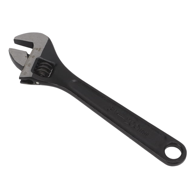 Open Ended Wrench, Jaw Adjustable Wrench Rustproof High Strength Hanging Hole For Industrial For Professional For Home