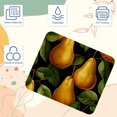 thumbnail image 3 of Pear Printed Square Gaming Mouse Pad, Non-Slip Rubber Bottom Mouse Mat for Office, 8.3x9.8 Inch, 3 of 6