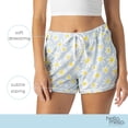 thumbnail image 3 of Hello Mello Signature Soft Pajama Lounge Shorts Bottoms, Flower Power Nap Small/Medium (Women's), 3 of 9