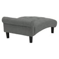 thumbnail image 3 of Paws & Purrs Luxury Cat Chaise Lounge Sofa – Tufted Raised Pet Bed | Plush 4″ Cushion, Elegant Furniture for Cats or Dogs, Easy-Assemble, Gray, 3 of 11