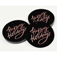 thumbnail image 3 of Inkdotpot Pack Of 100 Real Rose Gold Foil Paper Tags Happy Holiday Favor Hang Tags, 3 of 6