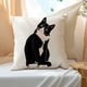 thumbnail image 4 of Juego de almohadas con estampado de animales bonitos para dormitorio, sala de estar, sofá, cojín de 45 x 45 cm para decoración de sofá y sala de estar, funda de almohada aterciopelada., 4 of 6