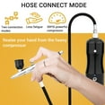 thumbnail image 5 of 30psi Airbrush Kit With Auto Stop Compressor Handheld Cordless Air Brush Gun Set Wireless Gravity Feed Dual Action Rechargeable ,Effortless cleaning, 5 of 7