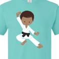 thumbnail image 4 of Inktastic African American Boy, Karate Boy, Kata, Black Belt T-Shirt, 4 of 5