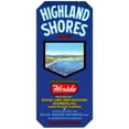 thumbnail image 3 of Anonymous 13x24 Black Modern Framed Museum Art Print Titled - Highland Shores Brand Produce Label (1930-1950), 3 of 5