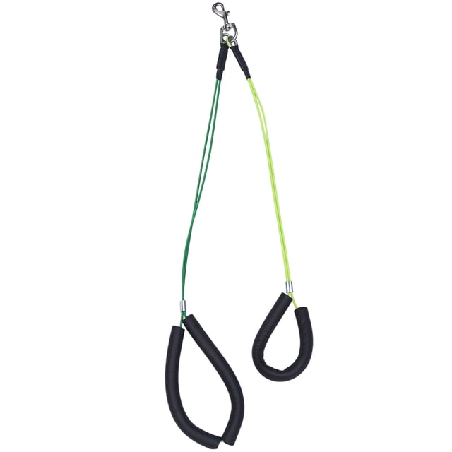 FELTECHELECTR Cuerda de acero inoxidable para mesa de aseo de mascotas, cuerda fija para mascotas, cuerda para colgar mascotas (amarilla, verde)