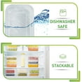 thumbnail image 3 of PrepNaturals 50 pack Plastic Food Storage Container 25 Oz 100% BPA-free - Reusable Plastic Containers with Lids, 3 of 9