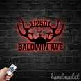 thumbnail image 4 of Handmadetneonsign Deer House Number Metal Wall Art LED Light - Personalized Sign Home Decor 58697, 4 of 5