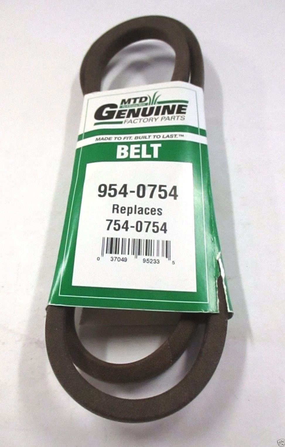 Genuine MTD 9540754 Deck Belt Fits Cub Cadet Craftsman Yard Machines