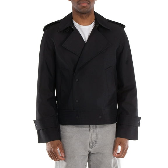 Burberry Double-Breasted Long Sleeved Jacket, Brand Size 50 (US Size 40)