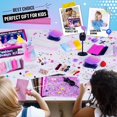 thumbnail image 2 of Kit de diseño de moda para niñas: más de 500 piezas, kit de creatividad y manualidades para niños con 4 maniquíes, cuaderno de bocetos de diseñador de moda, kit de costura para niñas, 2 of 5