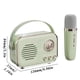 thumbnail image 2 of Micrófono Altavoz Bluetooth Hogar Exterior Canción Portátil Sistema de Sonido Retro Micrófono de audio, 2 of 2