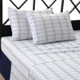 thumbnail image 1 of Ellison First Asia 17051704SS-MUL-ECO Freemont Ultra Soft Sheet Set&44; Bleu - Très Grand Size&44; 4 Pièces, 1 of 1