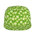 thumbnail image 2 of Haiem Daisies Flowers Classic Snapback Cap Flat Bill Hat Baseball Cap Adjustable Size Cotton Dad Hat, 2 of 9