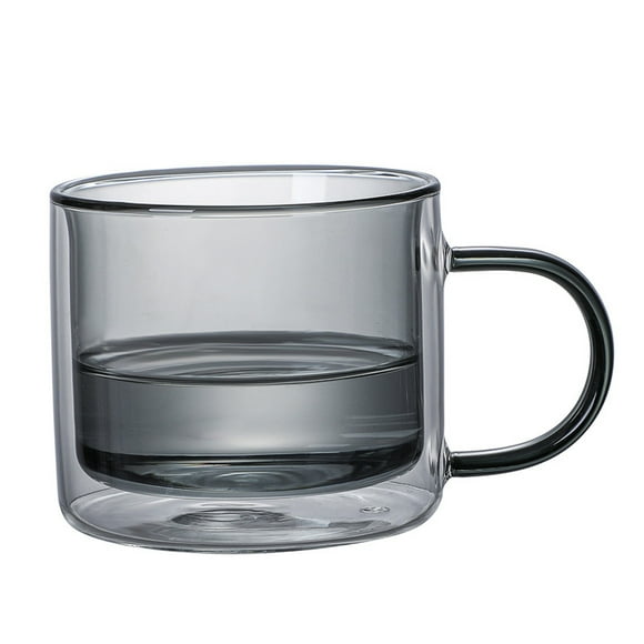 Birdeem Tasse en Verre Coloré à Double Couche