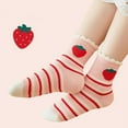thumbnail image 5 of SHX Girls Toddler Kids Socks Cute and Fun Cotton Crew Socks 5 Pair 1-3 Years Old Children, 5 of 7