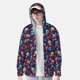 thumbnail image 2 of Fotbe mushroom Skull star Chaqueta con Protección Solar UPF 50+ para Hombre y Mujer, Camisa con Capucha y Bolsillos-Small, 2 of 7