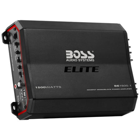 Boss Audio Systems BE1500.1 Elite 1500 Watt Mosfet Monoblock Power