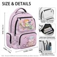 thumbnail image 5 of HELLHERO Cartoon Axolotl School Bookbags with Lightweight Multi-Pocket, 17 Inch Large Capacity Backpack for Travel and Back to School Elementary, 5 of 8