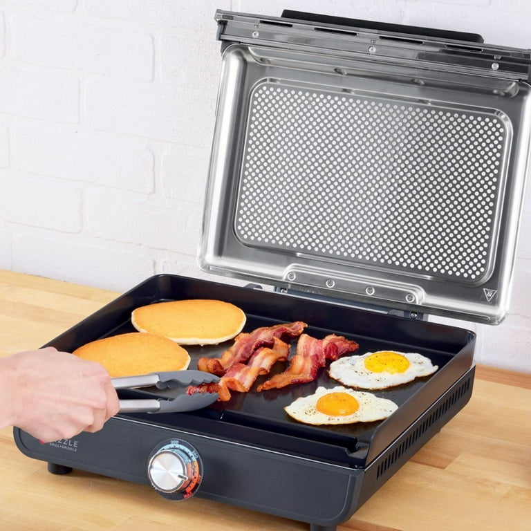 Smokeless Countertop Indoor Grill Griddle with Interchangeable