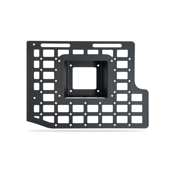 Addictive Desert Designs Molle Cargo Panel AC1904701NA Bed Mount; Driver Front; Bolt-On; Flush Mount; Powder Coated; Hammer Black; Steel